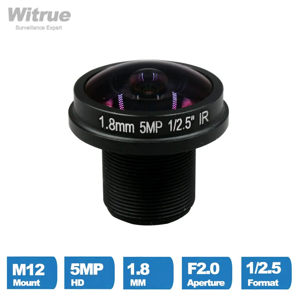 Lensa Cctv fieseye mata ikan 1,8mm 5Mp wide