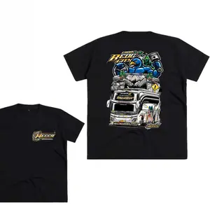 Baju Bus MECCA JETBUS 5 Vektor Bus Mania Kaos Distro Anak Laki-Laki 2-15th Free Sticker
