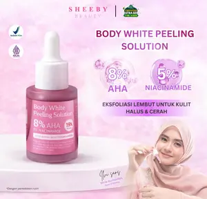 [SCOSME] Body White Peeling Solution – 8% AHA + Niacinamide | Eksfoliasi, Cerahkan & Haluskan Kulit Exfoliating Perawatan Tubuh Mencerahkan Memutihkan Pencerah