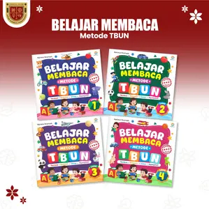 Buku Belajar Membaca METODE TBUN Untuk Anak TK Paud - Ziyadbooks