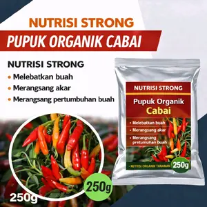 Strong Nutrisi Pupuk Organik Cabai Kaya Nutrisi Rumah Bunga & Buah Cabai Organik Strong Cabai