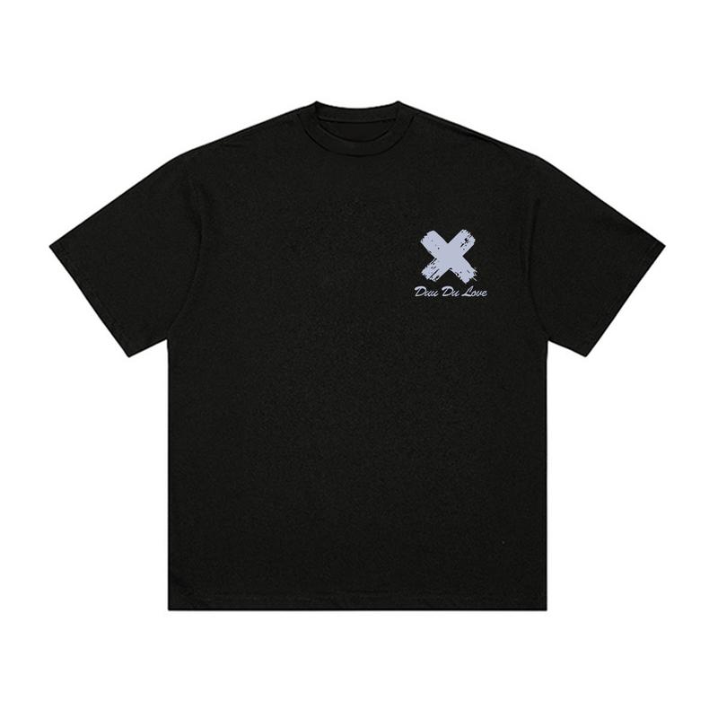 T-shirt Atasan Baju Kaos Oversize Pria Putih Lengan Pendek Dewasa Distro Katun Combed C610 C611 4