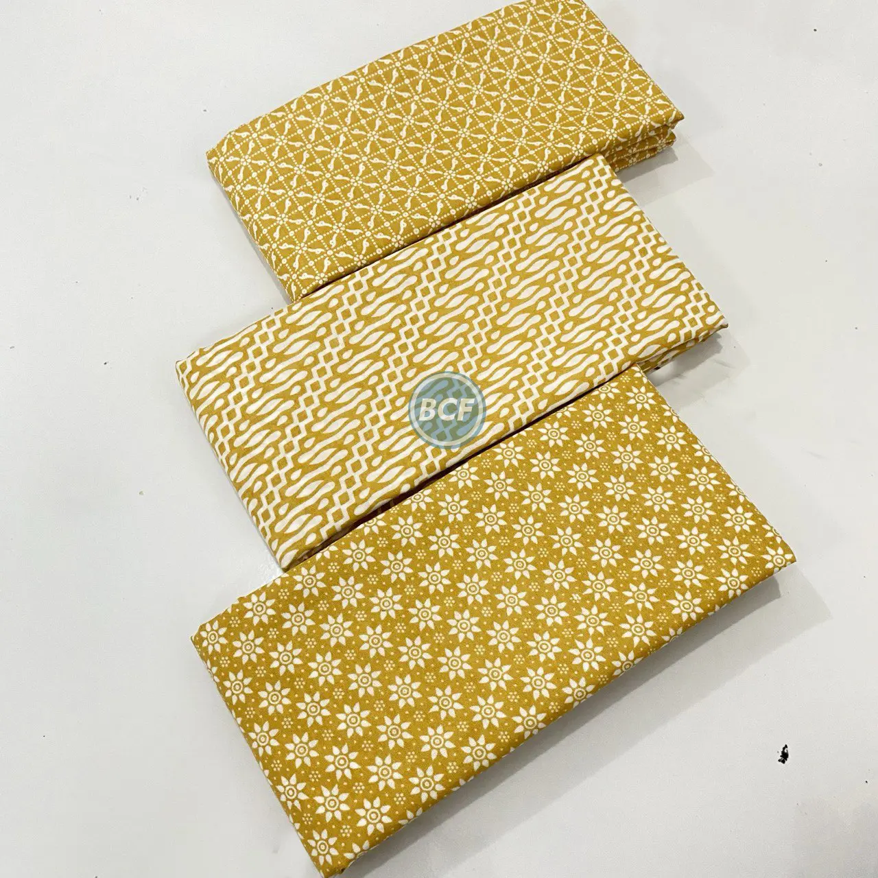 Kain Batik Motif TRBARU KUNINGN Bahan Ukuran Panjang Tebal Adem Lembut