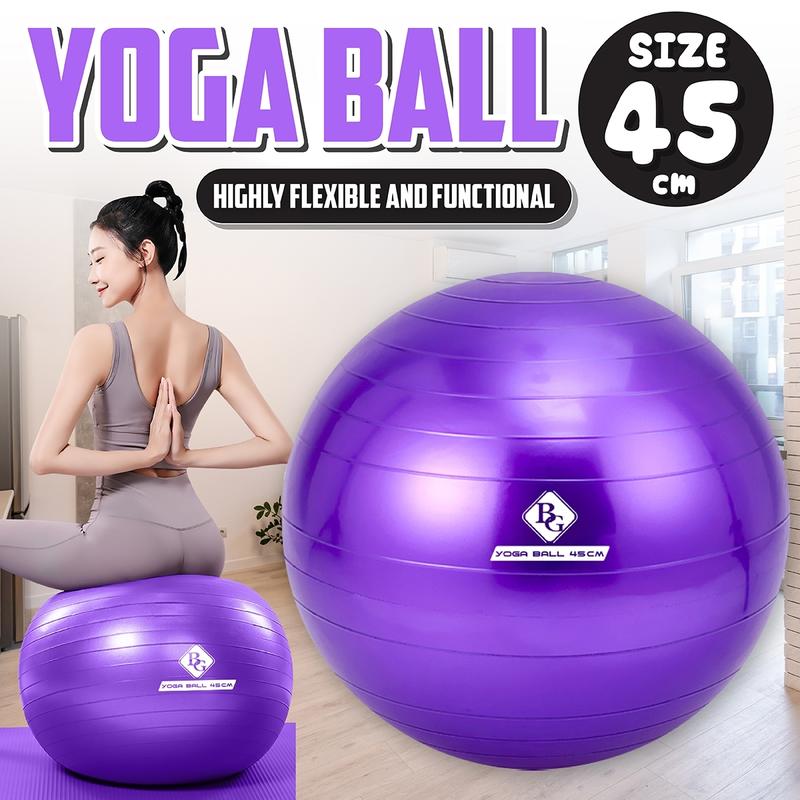 B&G Yoga Ball 45 cm. Yoga Ball model 6004 (Purple) - TikTok Shop ...