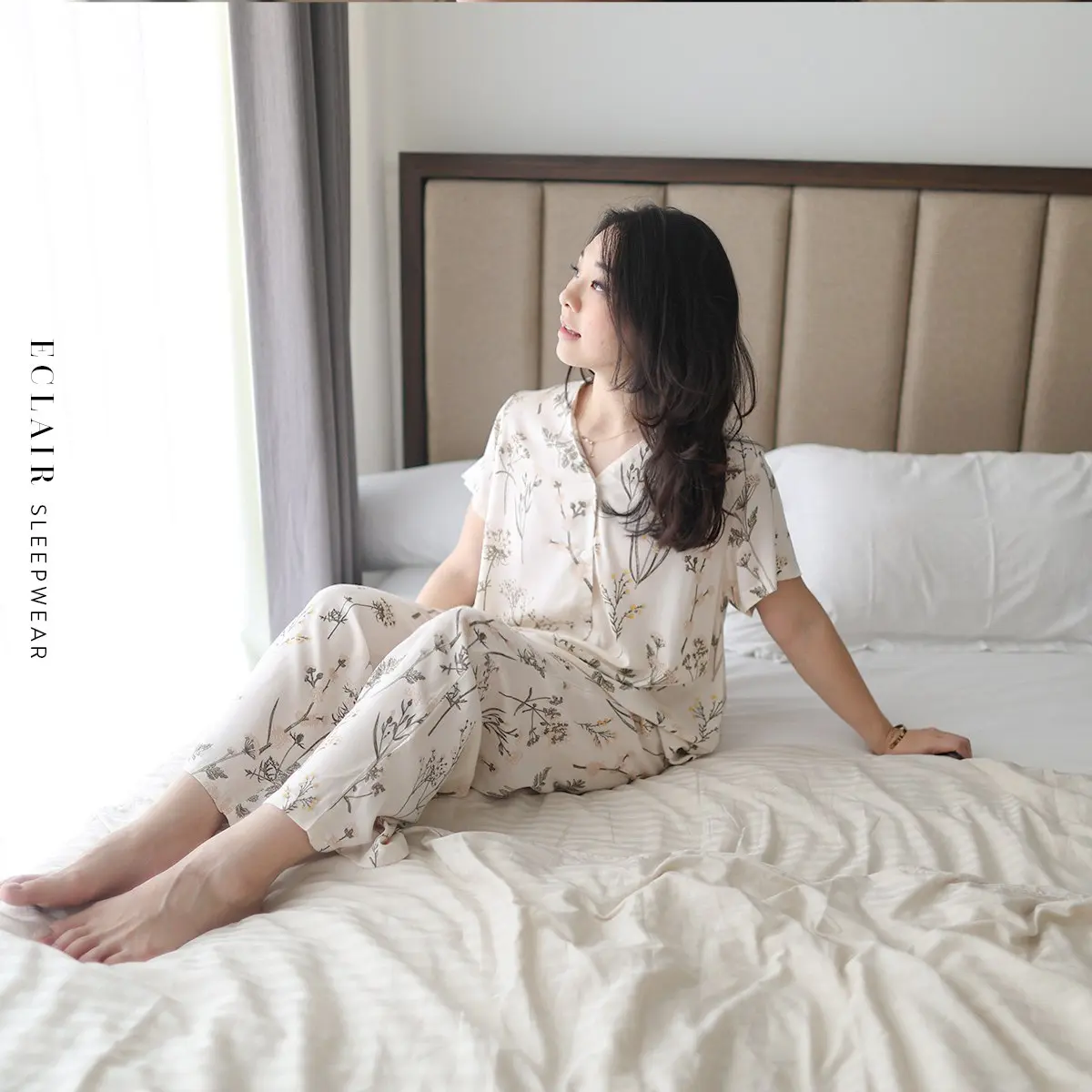 ECLAIR Sleepwear - V Neck Long Pants Pajamas (Vol. 3)