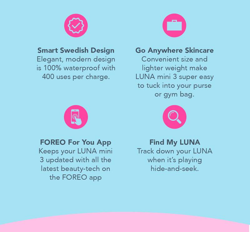 Product Introduction of FOREO LUNA mini 3 Ultra-Hygienic Facial Cleansing Brush for All Skin Types - Face Massager for Clean & Healthy Face | Enhances Absorption of Skin Care 7