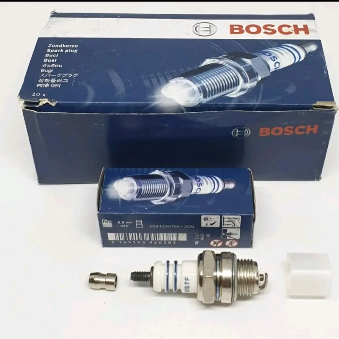 Busi Chainsaw Besar Kecil 5800 070 Mesin Pemotong Rumput 2 Tak ws7f Sparkplug ( 10PCS )
