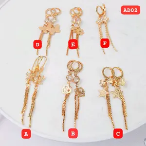 Anting Aneka Permata AD02 dengan Motif Elegan