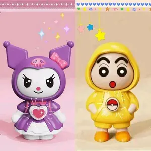 GANTUNGAN KUNCI FACE CHANGING FIGUR KUROMI SHINCHAN BISA BERUBAH WAJAH Keychain