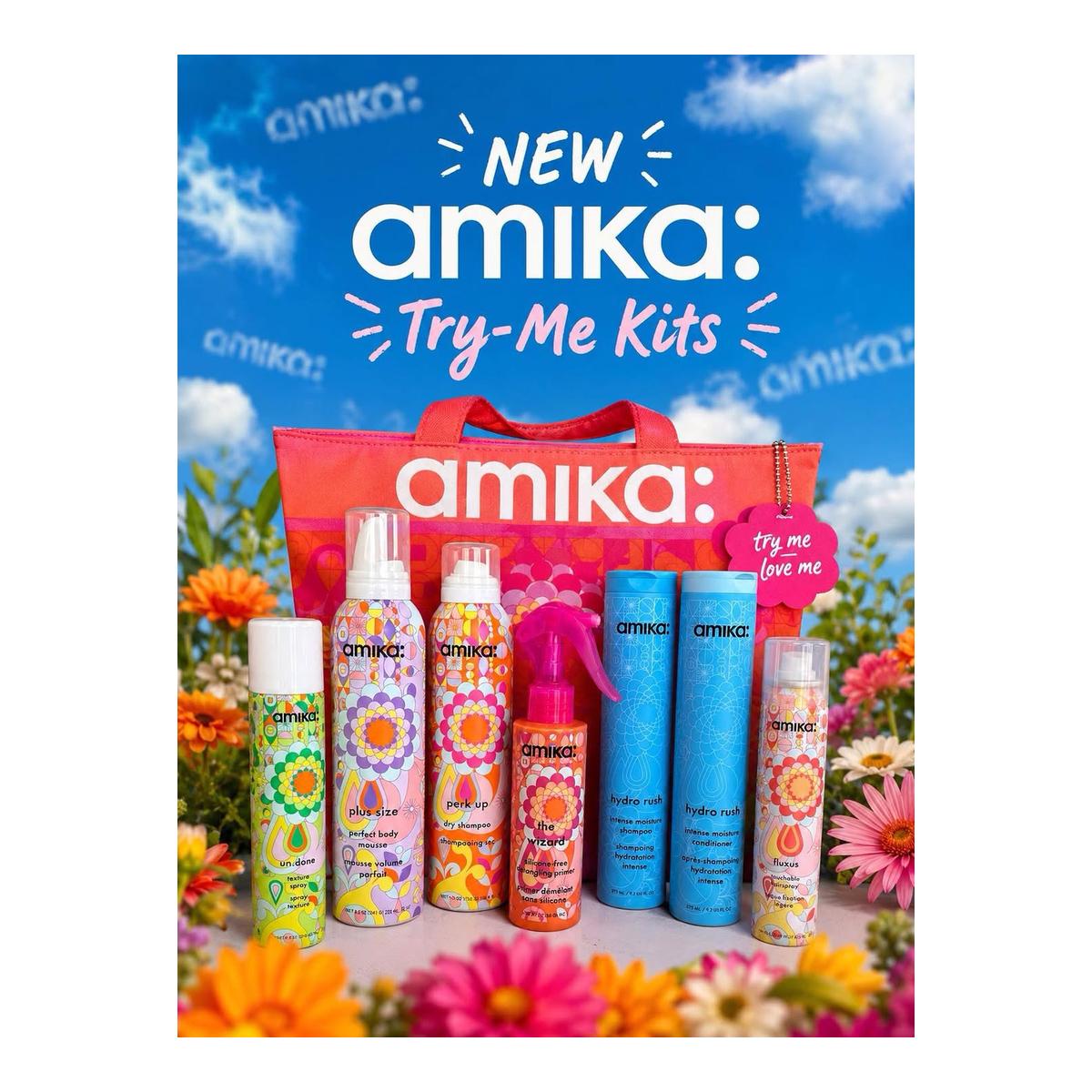 Bộ Amika Try Me Kit 7 Sản Phẩm Full Size + Túi