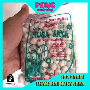 Kacang Atom Shanghai Super Cap NUSA JAYA 200 gram