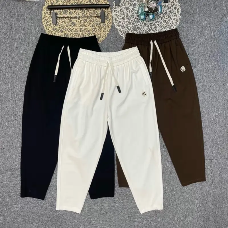 Quần baggy thêu túi bigsize umi hàn co giãn , cạp cao hách dáng women