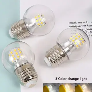 5W  E27 Led Round Bubble Light Bulb Chandelier Vintage Lamp