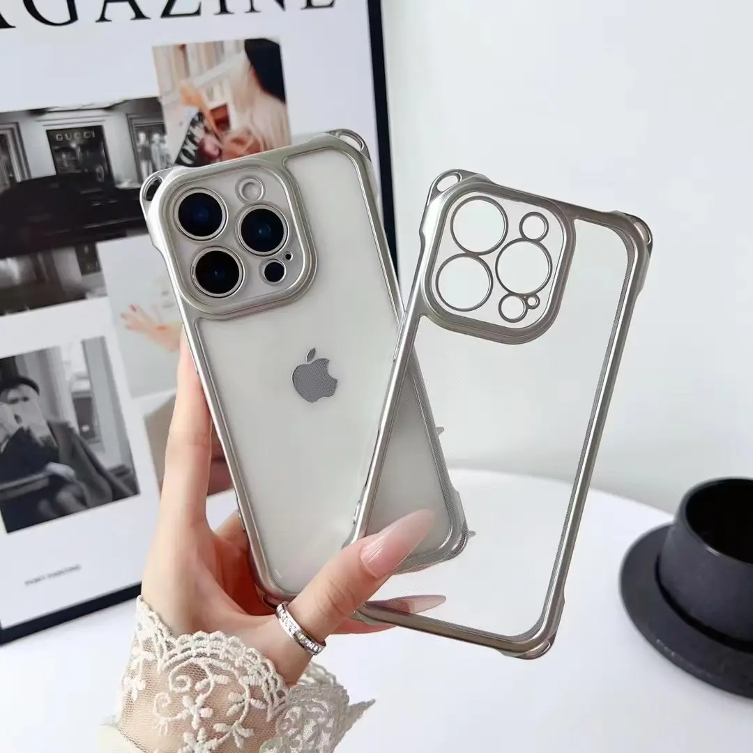 For iPhone11 12 13 14 15/16 ProMax, 14/15Plus case with lanyard hole, four corners, Premium, color, phone case