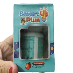 SmartUp Plus - 60 Tablet Chewing Strawberry dan Jeruk
