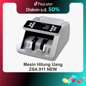 Mesin Penghitung Uang / Hitung Uang ZSA 911 Bill Counter Money Agen Brilink ZSA-911 / ZSA911