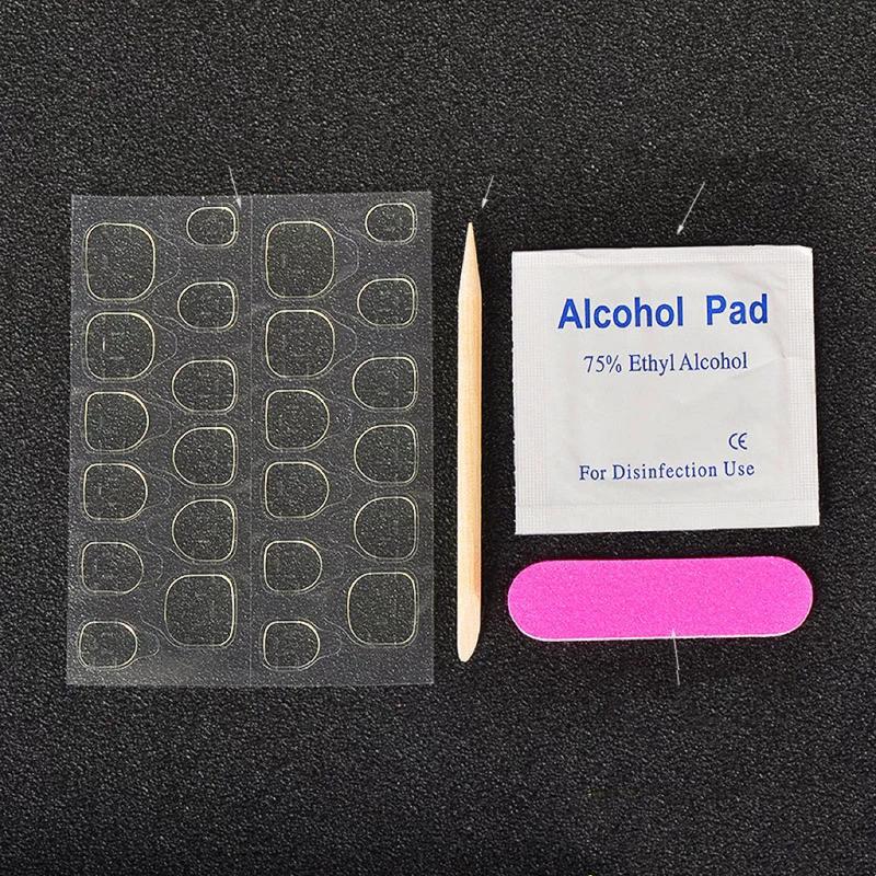 Product Introduction of [Free Jelly Glue] French Manicure Short False Nails Manicure Fake Nails Fake Nails Cute Fake Nails Angry Nails Short Nail Polish 3