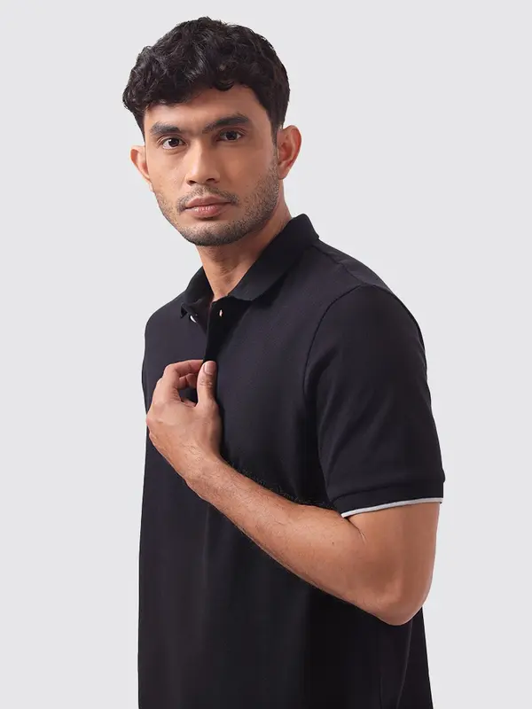 MOC Kaos Polo Lengan Pendek RUSKIN-BLACK 0