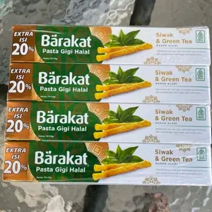 6 pcs pasta gigi BARAKAT Siwak Halal 75gr