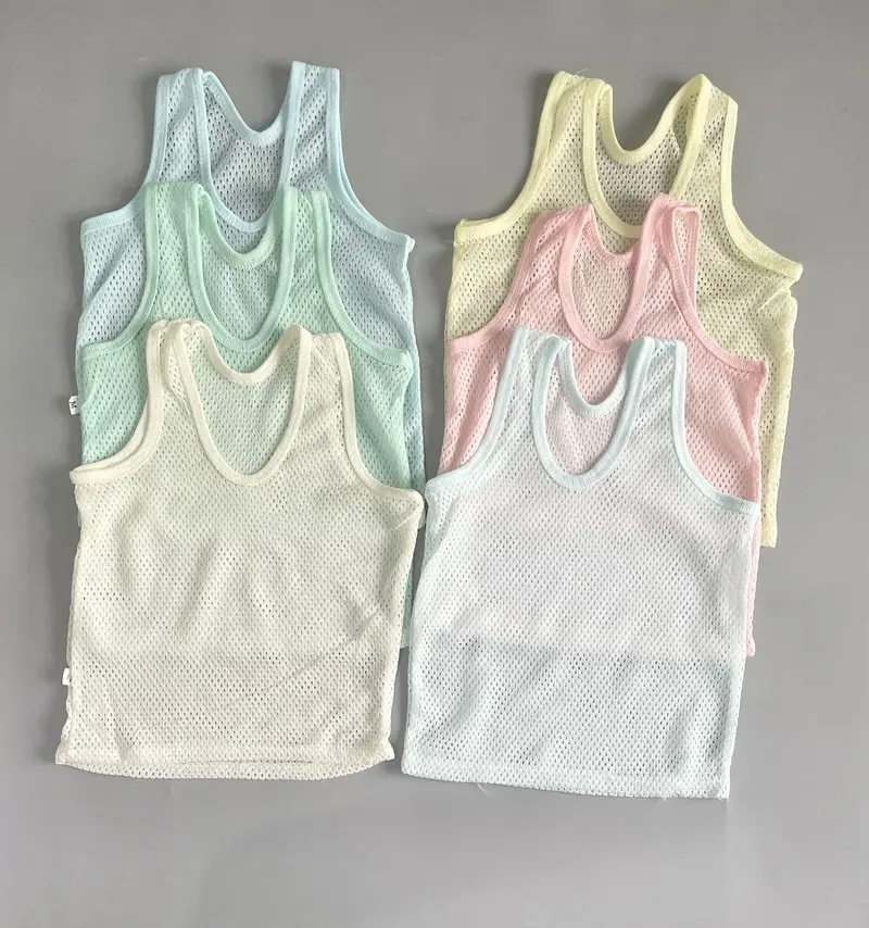1 pc Colored Aircool Unisex Colors from 3 mos old to 2 yrs old Cotton Very cool to wear soft and breathable fabric Plain