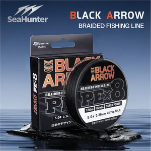 [OFFICIAL] SeaHunter Black Arrow PE Senar x8 Fishing Line Senar Pancing PE X8 150M  PE kuat Benang Pancing 150 Meter Tahan Aus Never Fade Merah #Redbull Anti Kusut Tali Pancing Dikepang Halus Lembut Jepang Braided Fishing Line Memancing Di Laut