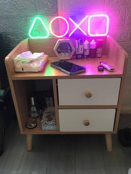 Product Review of Etife Furniture  meja tamu/ Meja Minimalis Bedside / Meja Nakas/Meja Samping Kamar Tidur Minimalis/bedside table from U**a 1