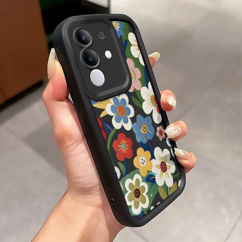 Casing Hp Untuk VIVO Y29 4G Case Casing pola Bunga yang indah Kesing HP Kasing mata langit tangga Cesing Silikon Softcase