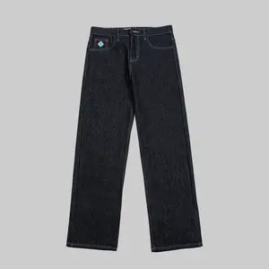 AFTERCLOUD - Celana Panjang Long Pants Raw Denim Black Indigo - Jet black  15,5oz