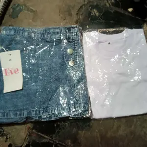 Overall Rok Celana Jeans Anak Perempuan Usia 1-7 Tahun - Jumpsuit Romper Denim Anak Cewe