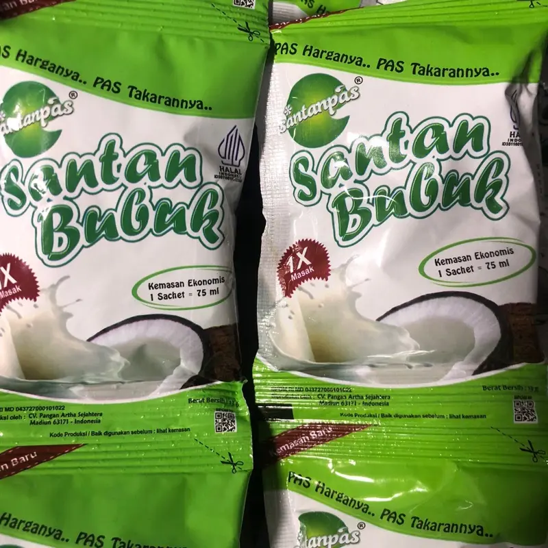 Santanpas 3 Renceng / 30 PCS santan Pas santan Bubuk 1