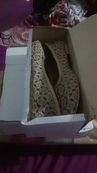Product Review of Sepatu Flatshoes Flat Brukat Keren b33 b43 b66 Shoes from F**a 0