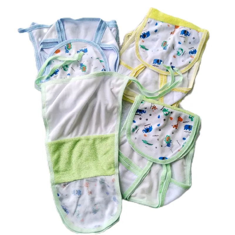 1 Lusin popok sambung handuk bayi lembut tidak kasar nyaman dipakai bayi Katun Celemek 0