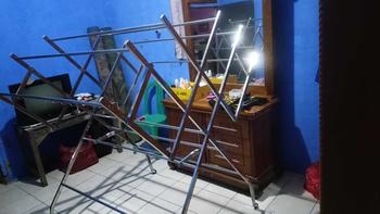 Product Review of Jemuran Baju Lipat Jemuran Baju Stainless Steel Jemuran Pakaian Minimalis Jemuran Pakaian Stainless Jumbo Jemuran Baju Murah from k**1 2