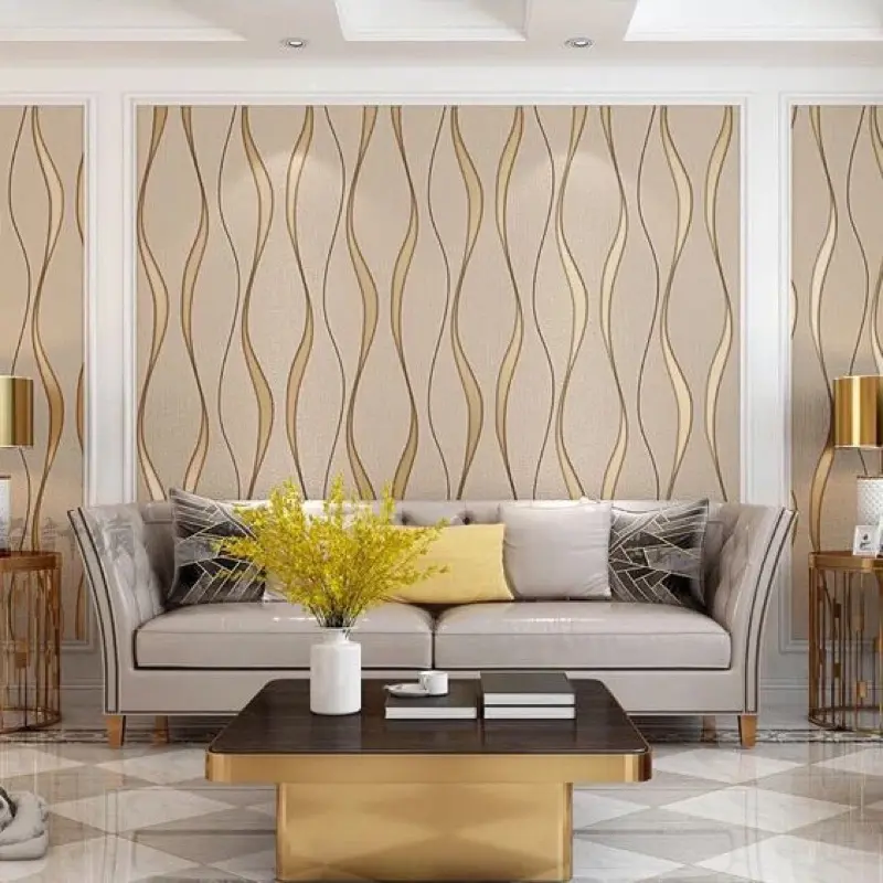 Wallpaper Dinding Gelombang Klasik 8m s/d 9m x 45cm 7