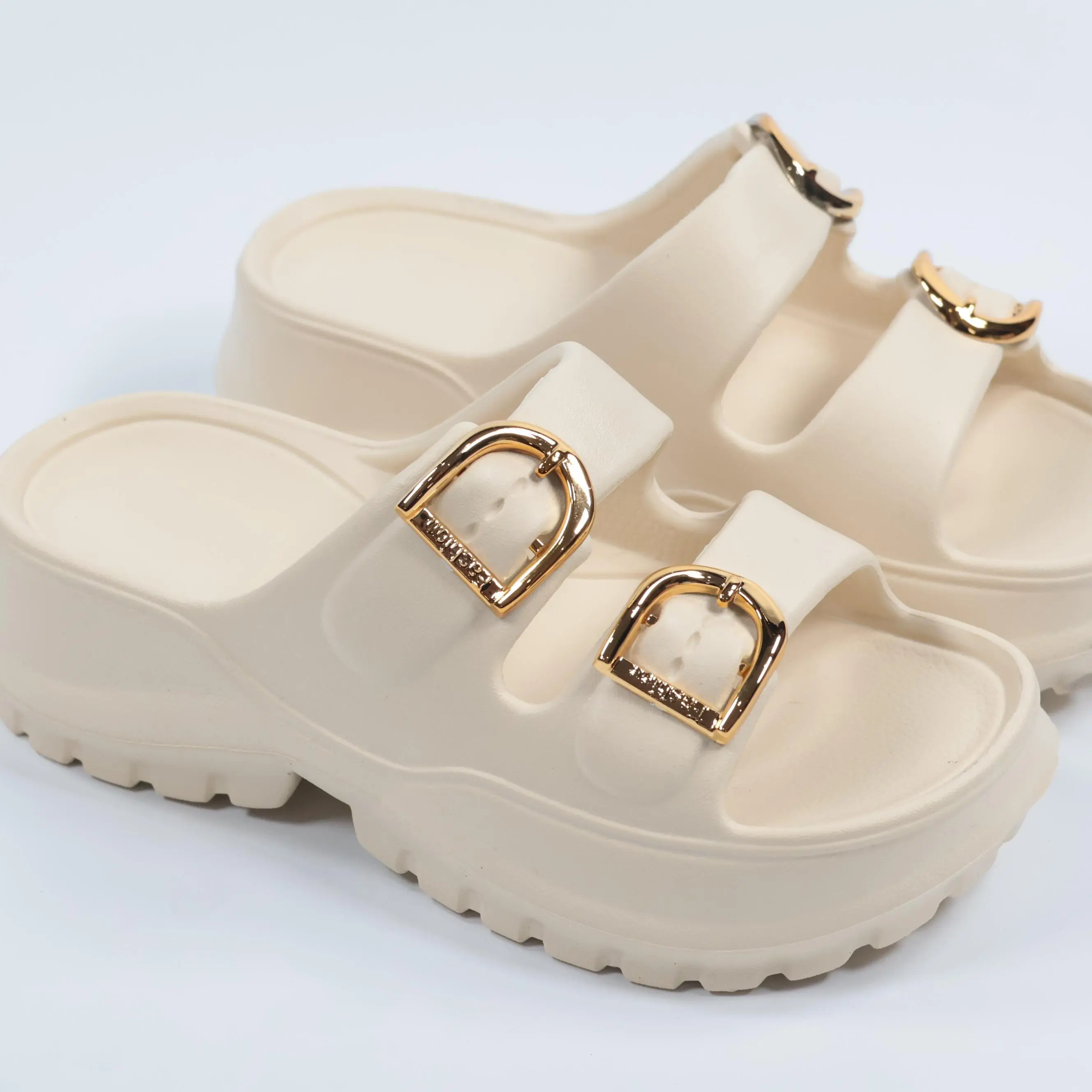 Sandal Wedges Perempuan 720T Anak Model Selop Strip Kekinian Sandal Anti Slip Anti Licin Bahan Karet Eva Ruber Premium
