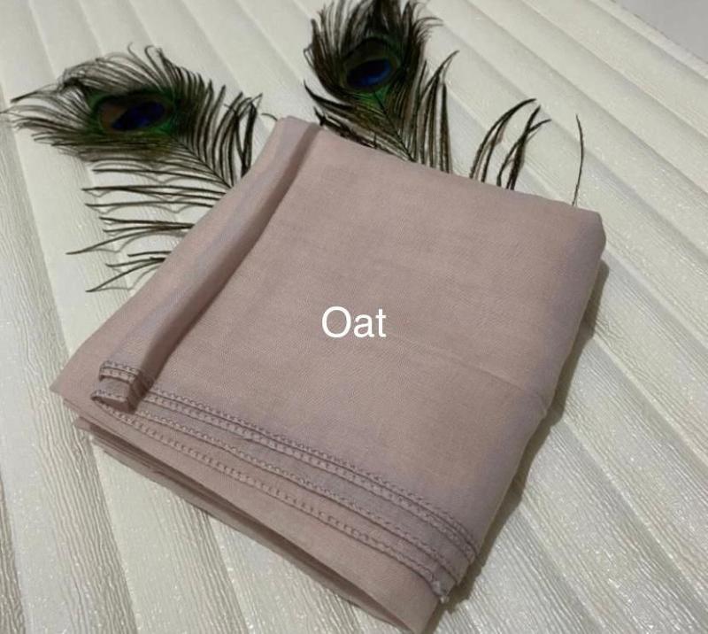 Product Introduction of COD-Best Seller//hijab Segi Empat Paris jadul VARISHA ORI Muslim Nyaman Kerudung Wanita Cantik Tebal Brown Voal Hitam 12