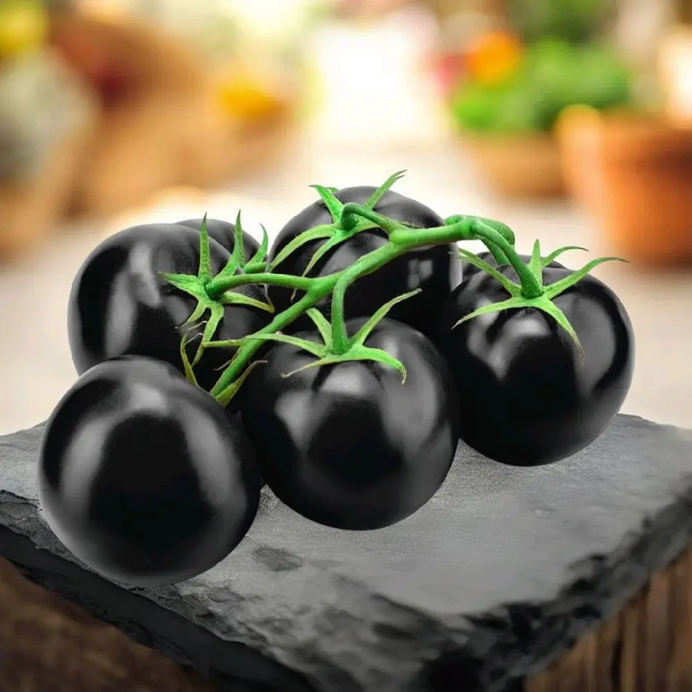 10 Biji Benih Tomat Hitam Pekat Bibit Sayuran Berkualitas Tinggi untuk Taman Rumah paket berkebun benihsayuran murah