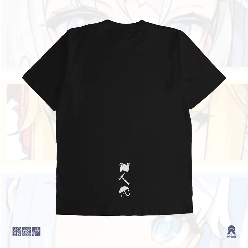 Zeta Kaela Kobo Holoh3ro Holohero Hololive Gen 3 Holo ID Baju Kaos Vtuber Streamer T-Shirt Antihero Cloth 1
