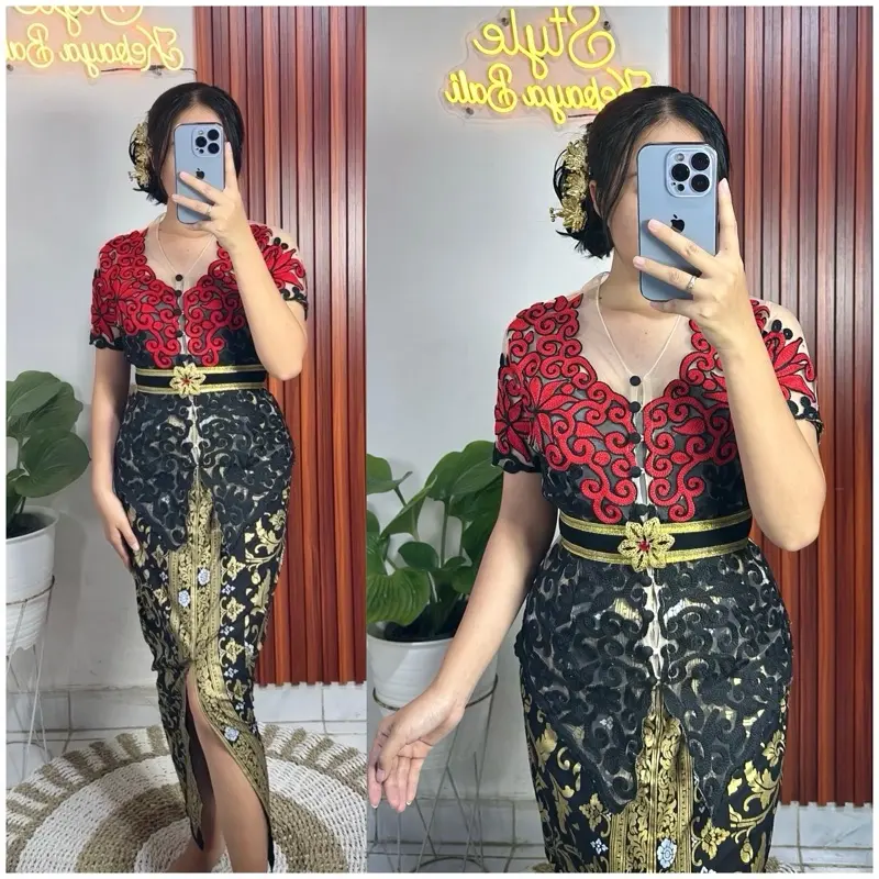 KEBAYA BALI TULLE STICK MOTIF HIMERA