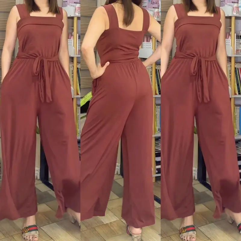 JXC Fashion Emelita Jumpsuit for women Elavate Your Style with Ease Womenswear Cotton Overalls Lady Lingerie Comfort Bohemian Boho Sleeveless Print