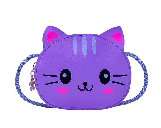 Tas Selempang Anak Lucu Motif Binatang kucing 8