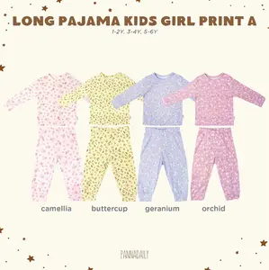 Long Pajama Kids Girl - Piyama Anak Cewek Bohopanna - Fashion Anak