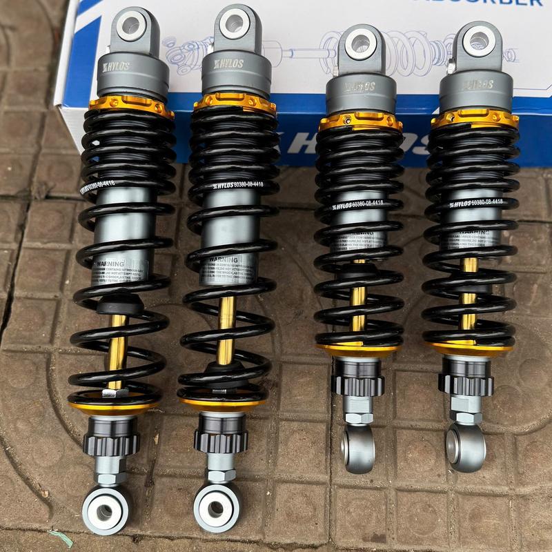 Phuộc Nitron wave Sirius không bình dầu đen chén vàng giảm xóc Phụ Tùng - Hylos