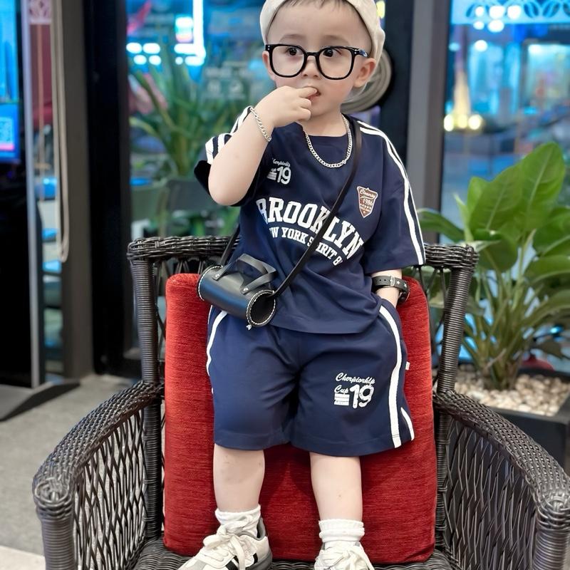 [ MỠ.KIDS ] C313 SET bộ quần áo cổ tròn CỘC BROOKLYN chất cotton hàn mềm size 10-27kg 4