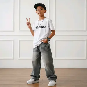 Celana Jeans Skena Anak Tanggung - Celana Loose Jeans Anak Umur 8 Tahun Sampai 14 Tahun