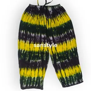 SANSTYLE Celana Panjang Motif Serat Kayu Bali