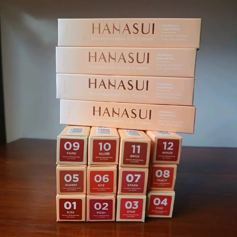 Lip Cream Hanasui Mattedorable 16 Warna Lipstik - Gloss, Lipstick Creamy Bibir 1