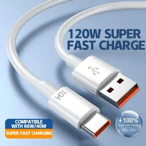 【COD】Terbaru 2026 Kabel Data TYPE-C Arus Tinggi 10A, Kabel Data Pengisian Super Cepat 120W, Cocok untuk Android