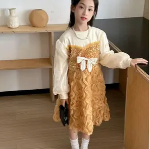 (YMD) gaun gelombang mute velvet mewah