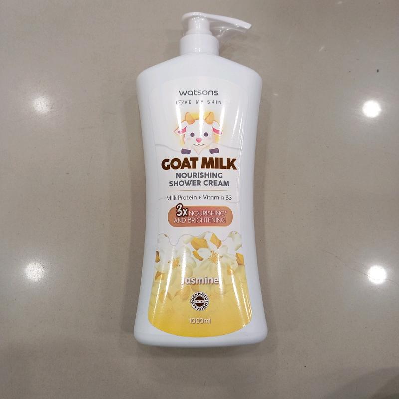 SABUN MANDI GOAT MILK WATSONS 1000ML/1LITER CAIR 3